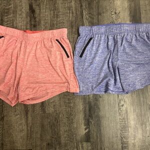 Liberty pro Athletic Shorts in Pink and purple